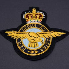 RAF wire blazer badge